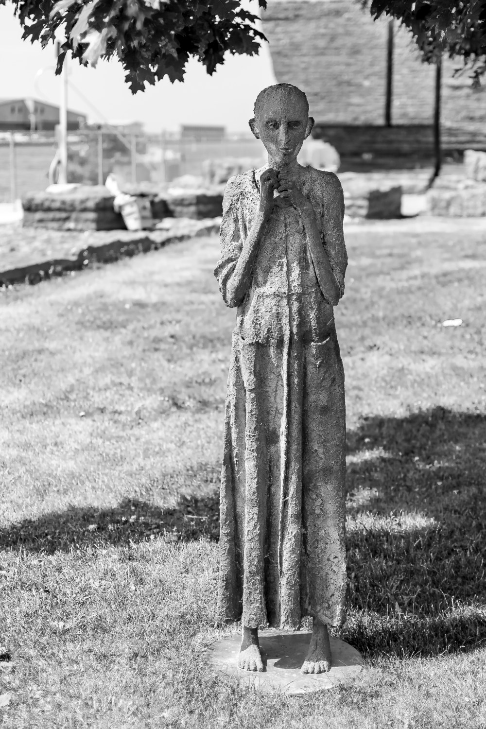 Irish Monument Child 1 BW