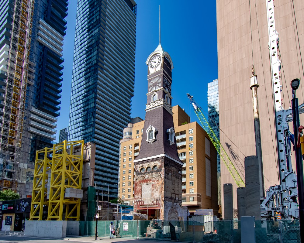 Yonge Collge Clock Tower Side