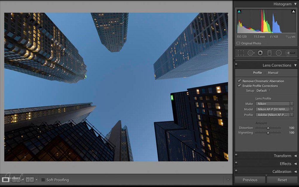 Step 2 Lens Correction