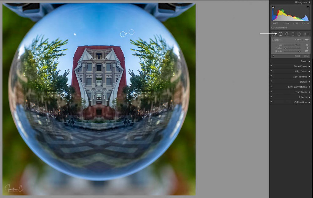 Step 7 Spot Removal Flares