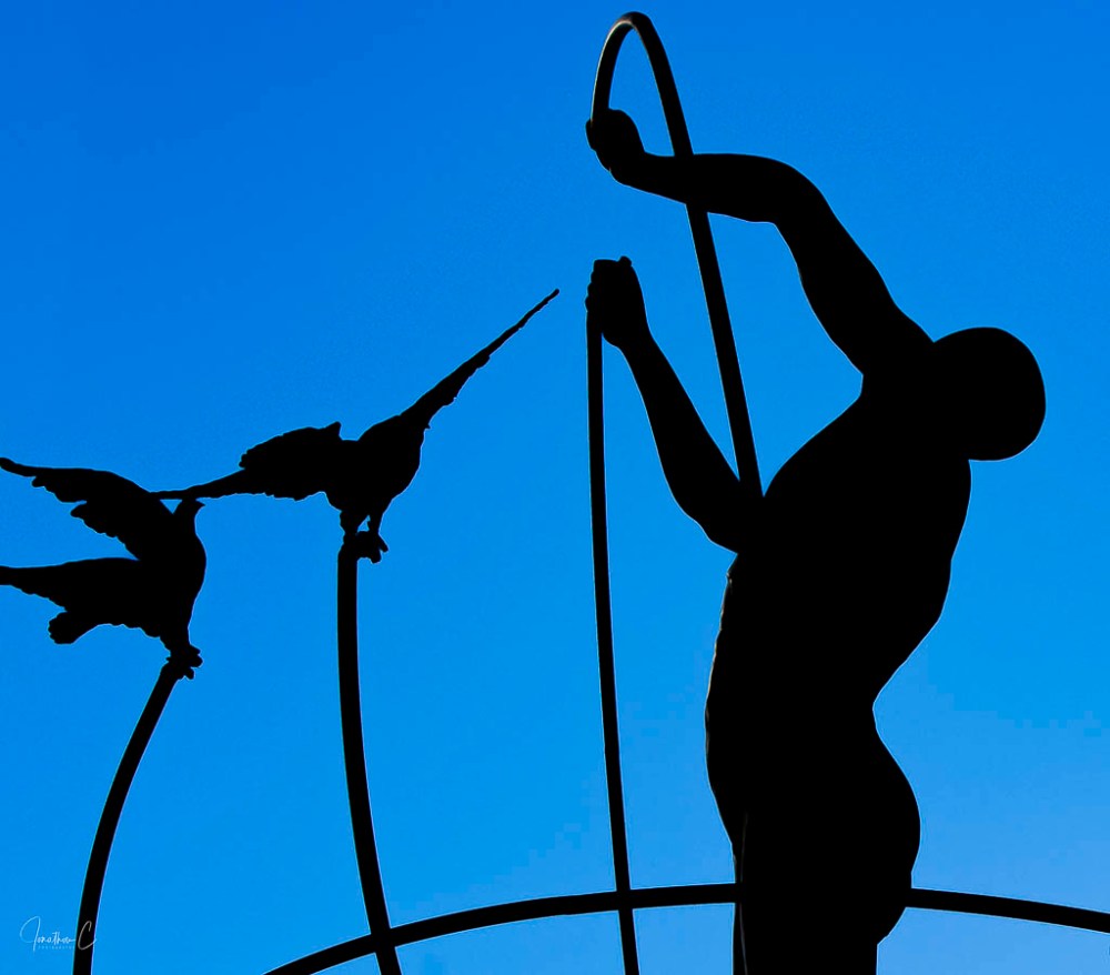 Multiculturalism Monument Silhouette