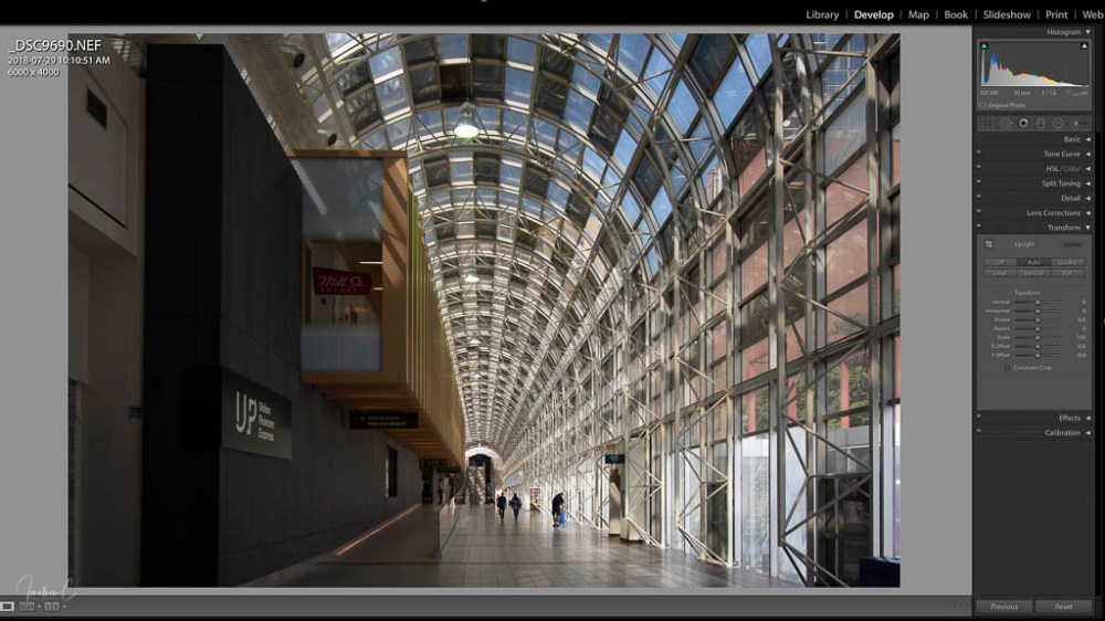 Step 1 - Auto Align in Lightroom