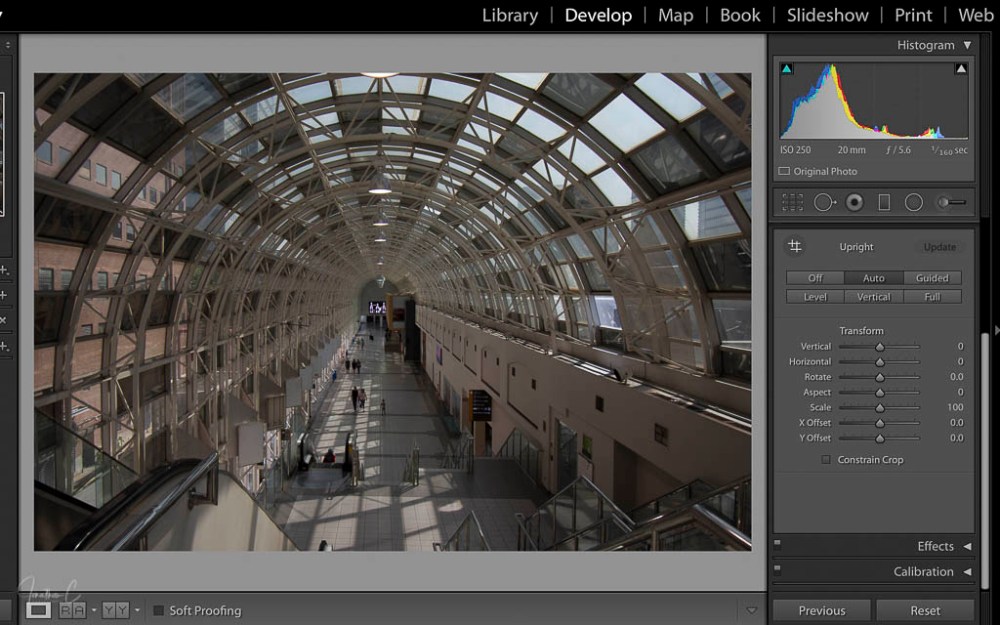 Step 1 - Transform Tab - Auto Align
