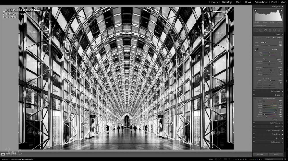 Step 6 Final Adjustments in Basic and HSL tabs