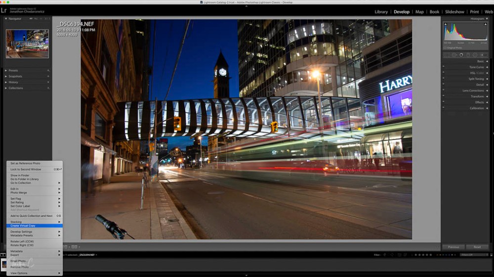 2. Create a Virtual Copy