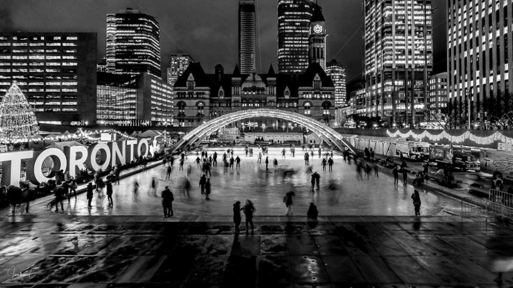 NPS Rink Night BW